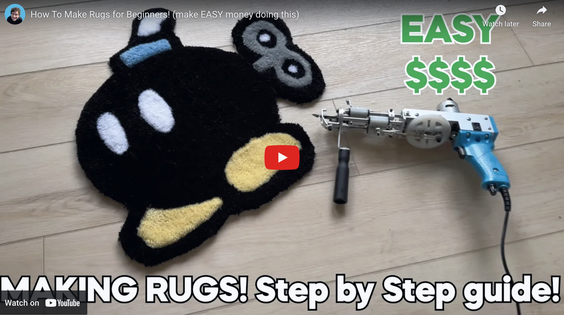 Rug Tufting 101 : 17 Steps (with Pictures) - Instructables